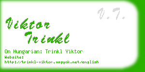 viktor trinkl business card